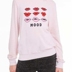 Moody lips baggy beach jumper